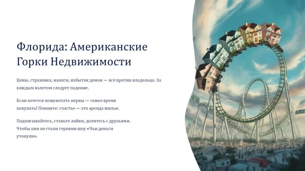 10 городов Флориды, где цены на жилье упадут в 2025 году