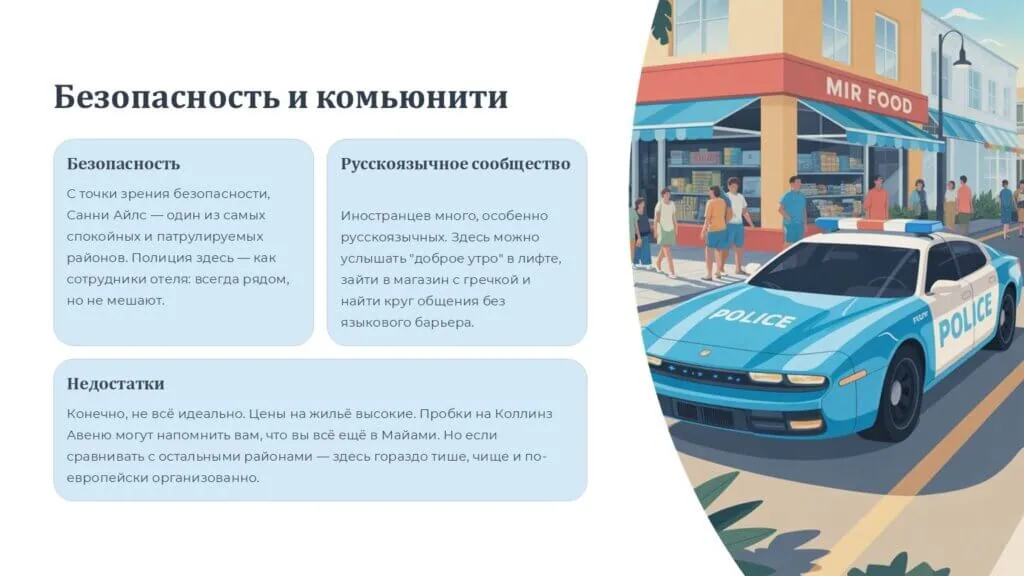 Жить в Sunny Isles: роскошь, пальмы и борщ за углом!