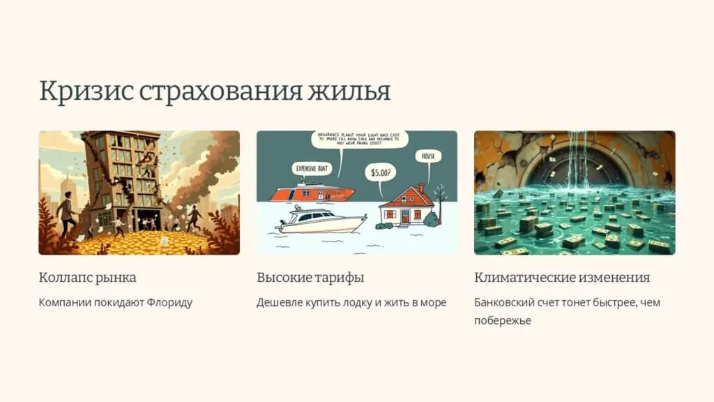 Южная Флорида: Падение цен, роскошь за миллионы и драма в мире недвижимости