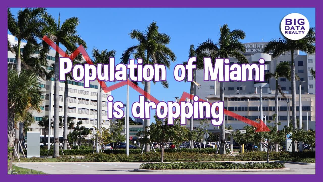 Population of Miami is dropping. More people are leaving than arriving