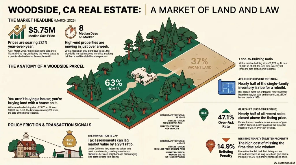 Woodside, CA Real Estate Market Analysis
