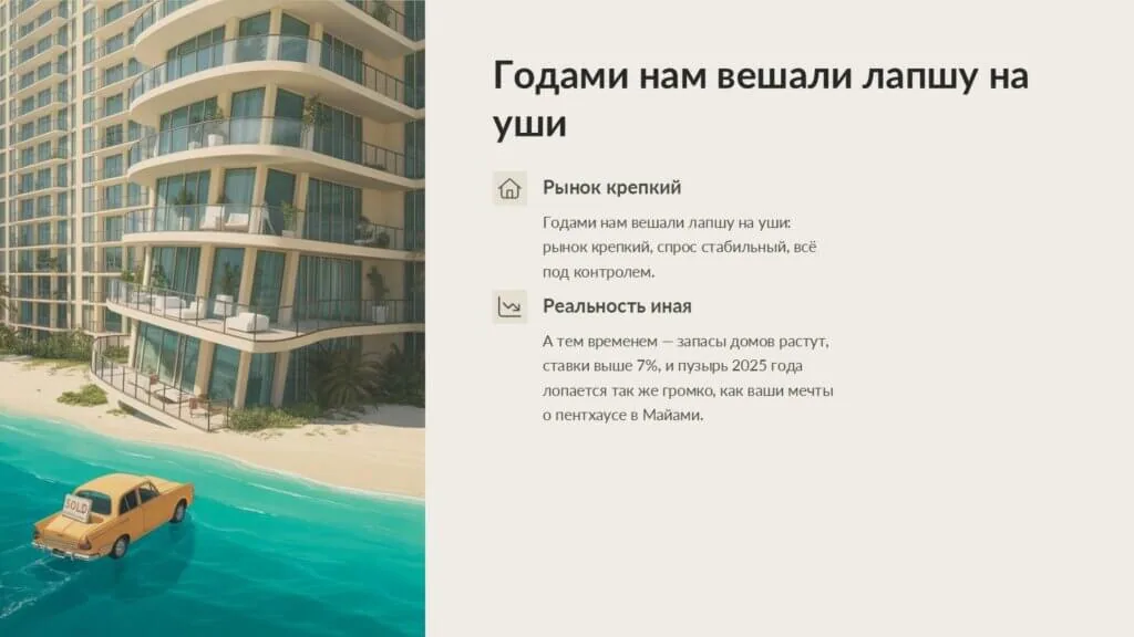 Впервые за многие годы рынок жилья США трещит по швам!